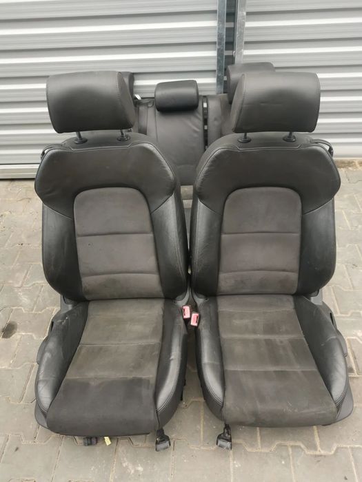 Audi A3 8P Fotele Kanapa Półskóra 3 DRZWI