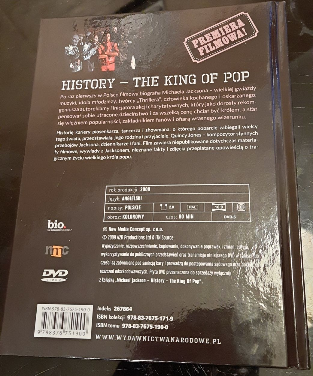 Michael Jackson History - The King of Pop Legendy Muzyki książka film