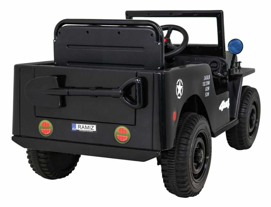 Jeep Wojskowy Retro na akumulator 4x4 JH-103