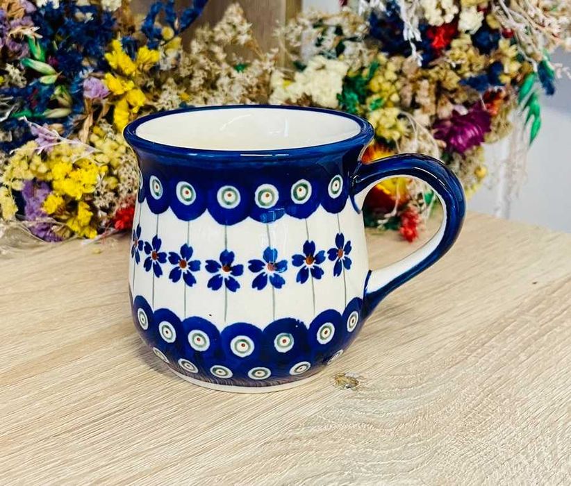 Ceramika Bolesławiec. Kubek 250 ml 166A (85)