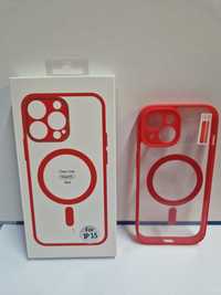 Acrylic Color Magsafe Case do Iphone 15 czerwony