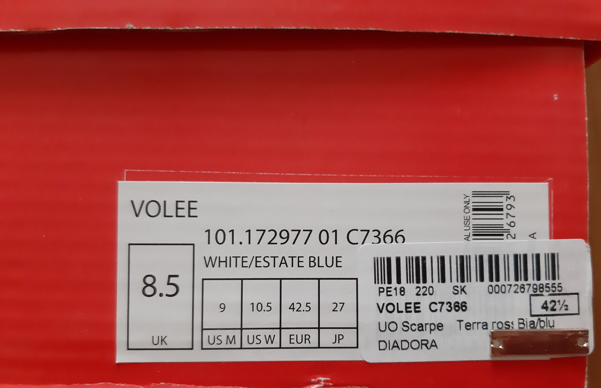 Кросівки чоловічи  Diadora . З Италії . Р - 42.5