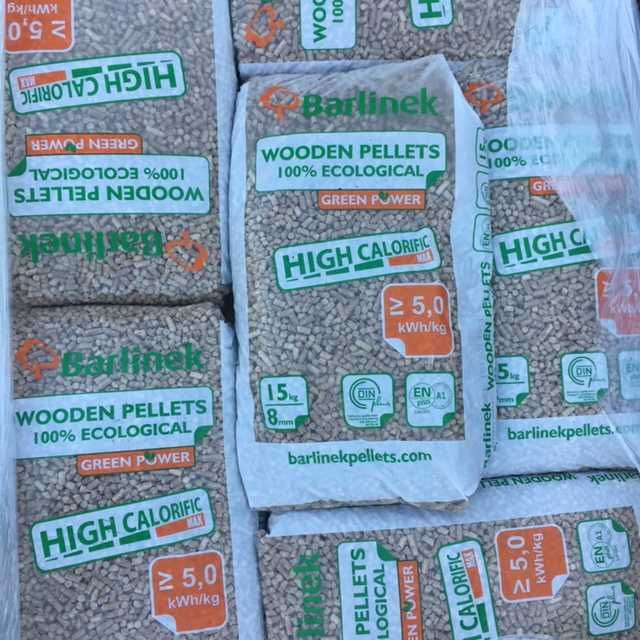 Pellet BARLINEK -  6 mm  (worek 15 kg) (dostepny od reki)