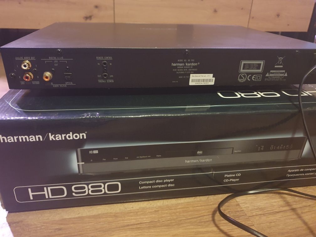 Odtwarzacz CD Harman Kardon HD980