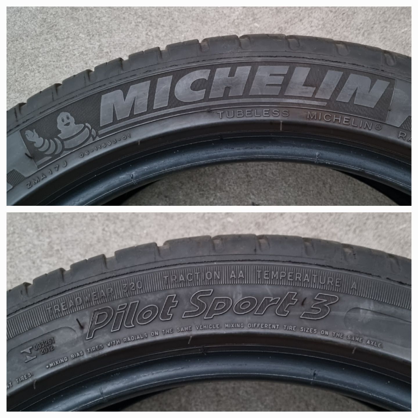 Opony używane LETNIE 215/45/18 Michelin BdbStan  700zł/4szt.