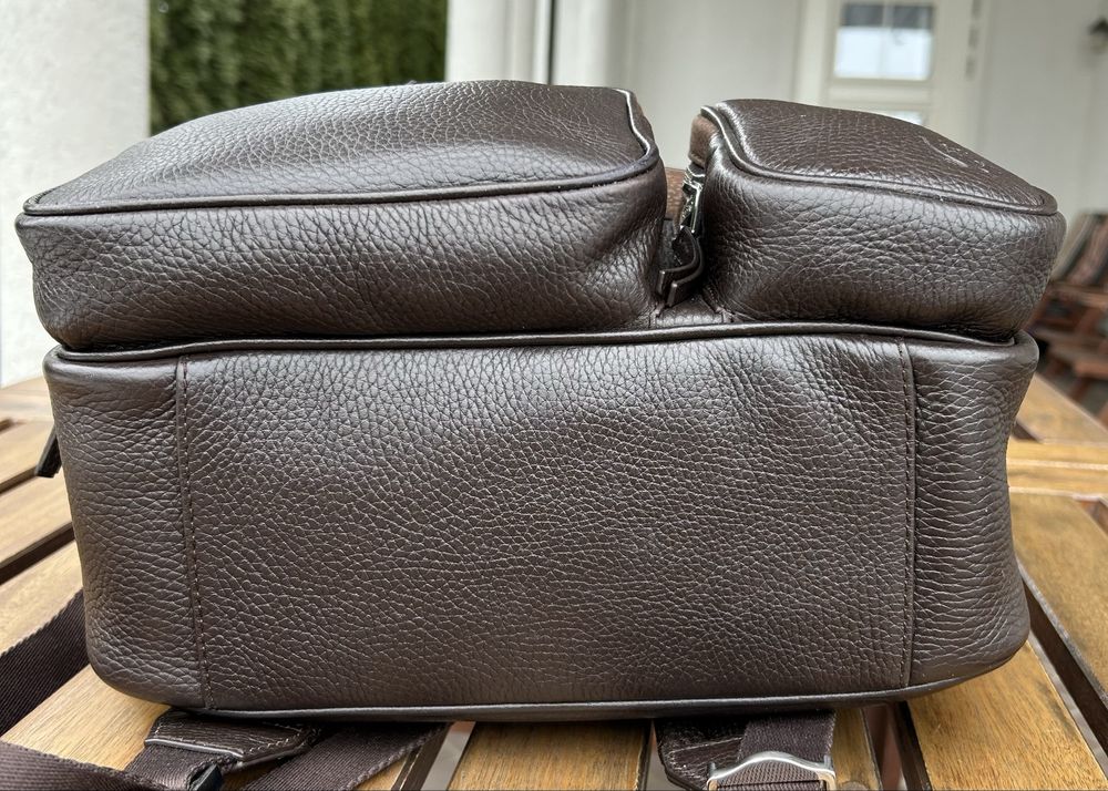 Новий чоловічий шкіряний рюкзак massimo dutti
