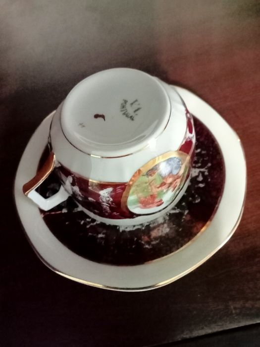 Serviço de café em porcelana