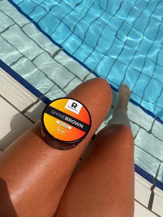Krem do opalania ByRokko Shine Brown 0 SPF PRZYSPIESZA OPALANIE 210 ml