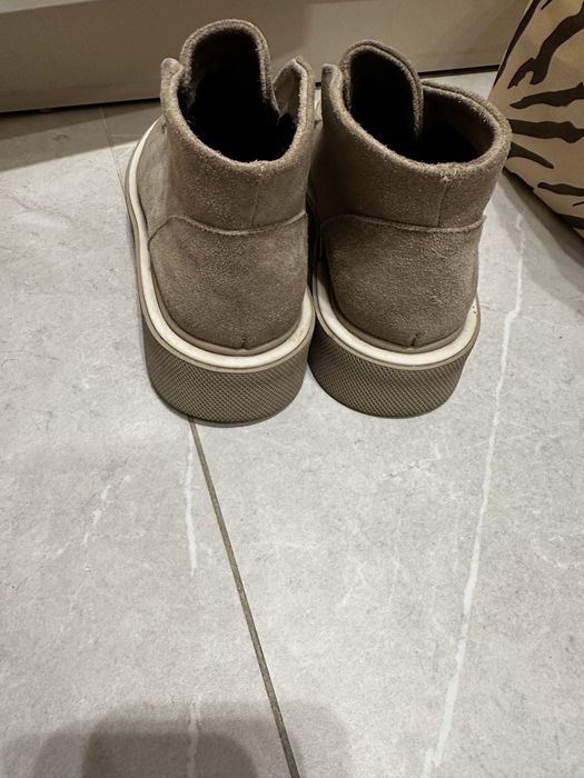 Лофери на платформі  замша