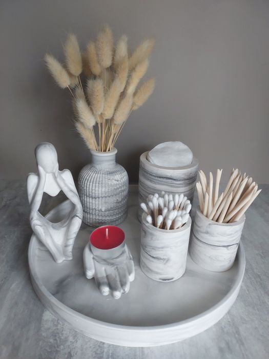 Виготовлення гіпсового декору. Підставки/кашпо/вази тощо.