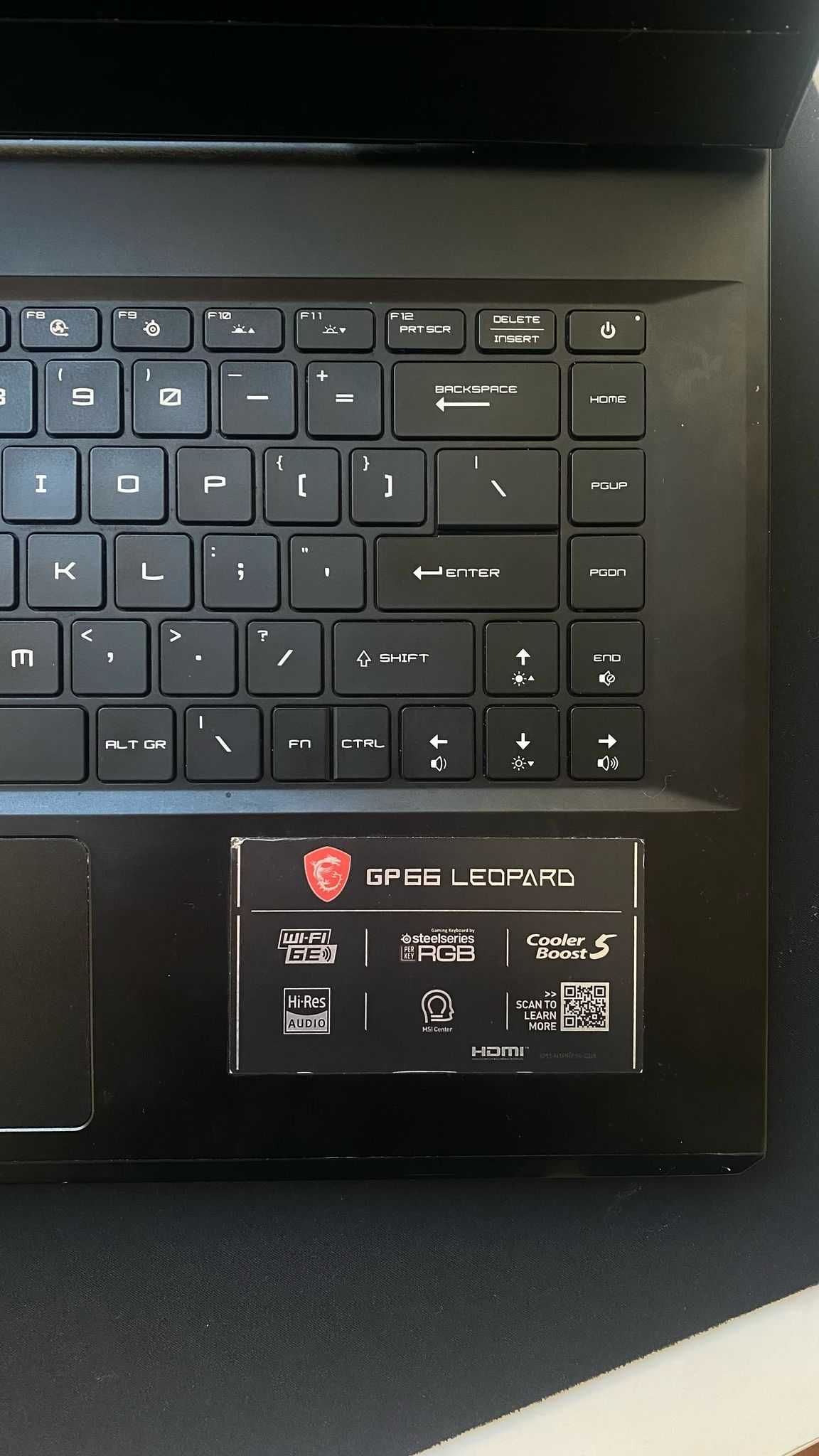 Laptop gamingowy MSI GP66