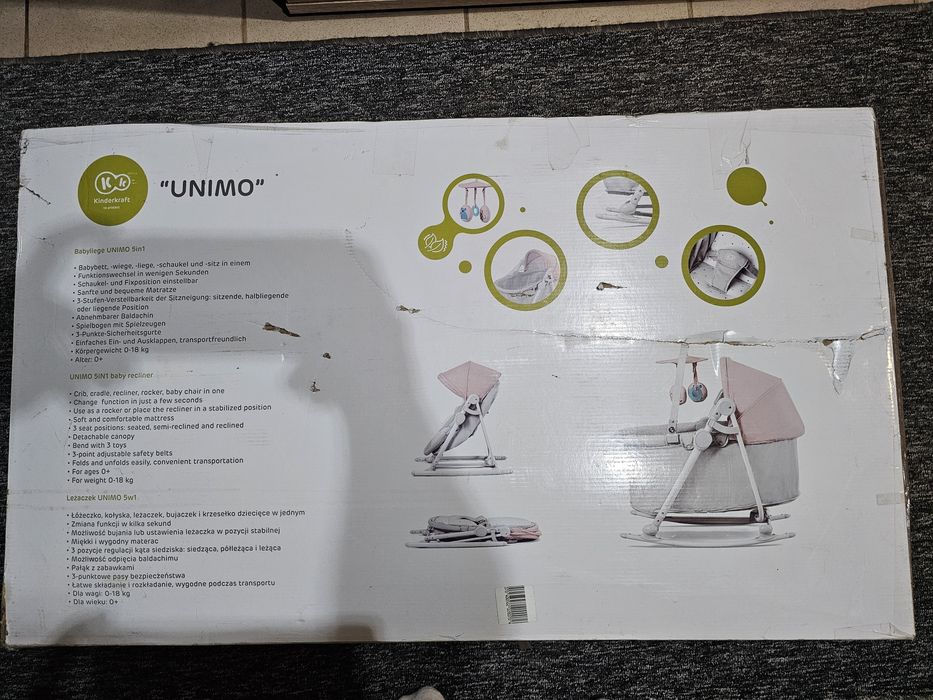 Kinderkraft Bujaczek UNIMO 5w1 różowy