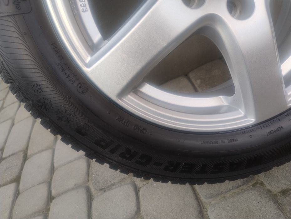 Komplet Kół Aluminiowych do VW/ Skoda # 185/65/R15 # ZIMA # Stan bdb !