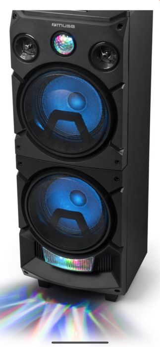 Colunas  Muse M-1935 DJ/troco por luz de discoteca