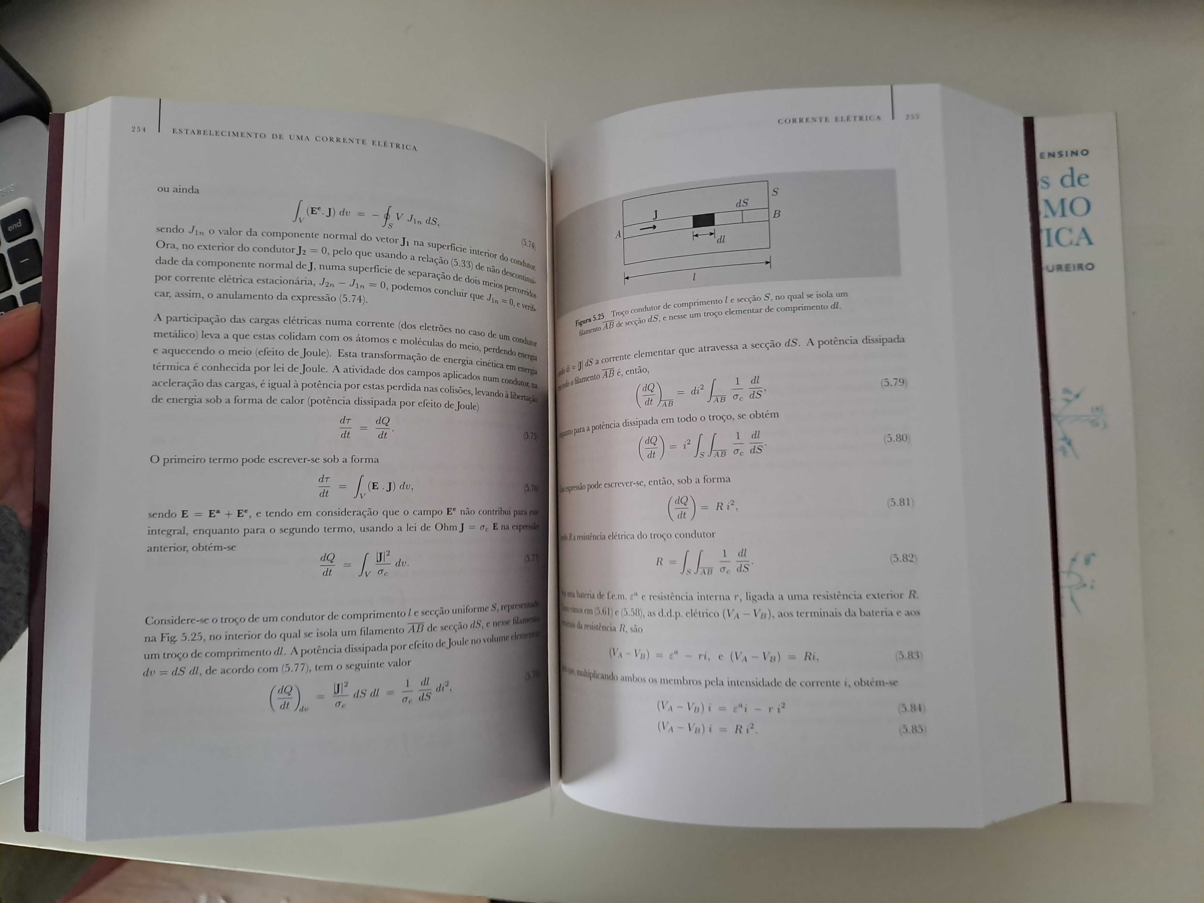 Livro teórica - Eletromagnetismo e Ótica, de Jorge Loureiro