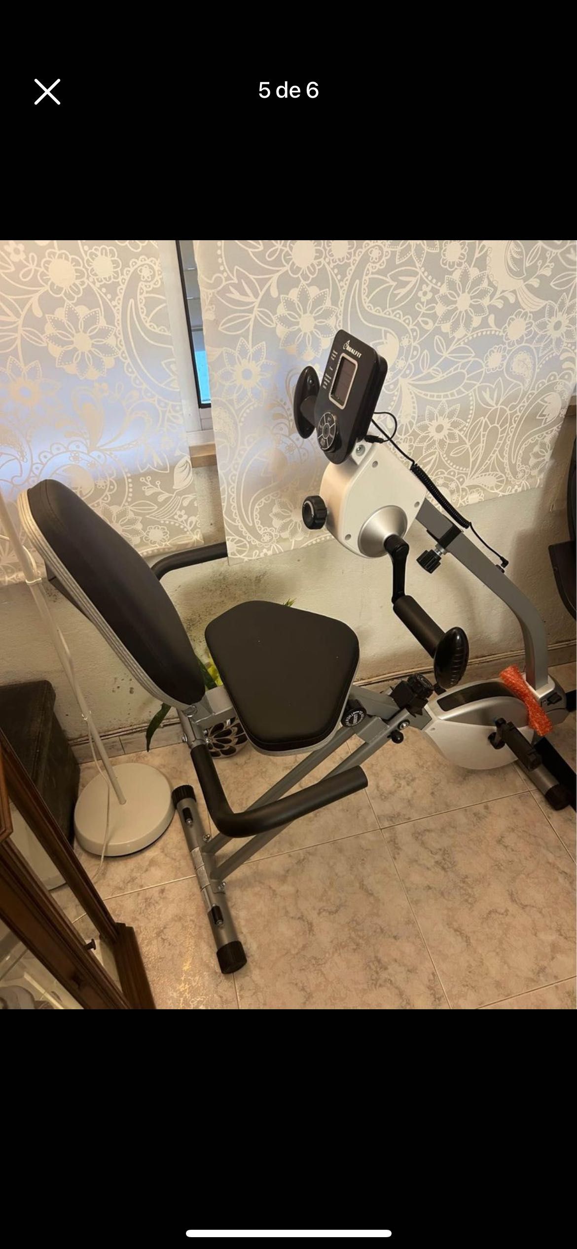 Bicicleta para pernas e braços Dual Fit Nova