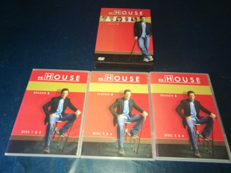HOUSE - SEASON 3 DVD (legendagem em Inglês)