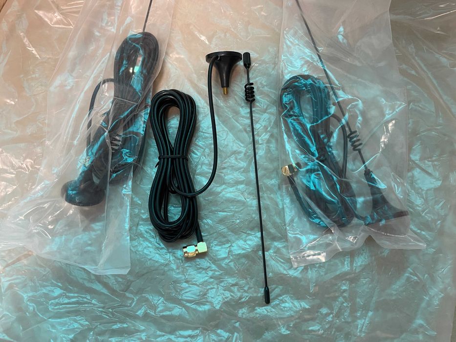 Антена на магніті довга SMA Male 3м