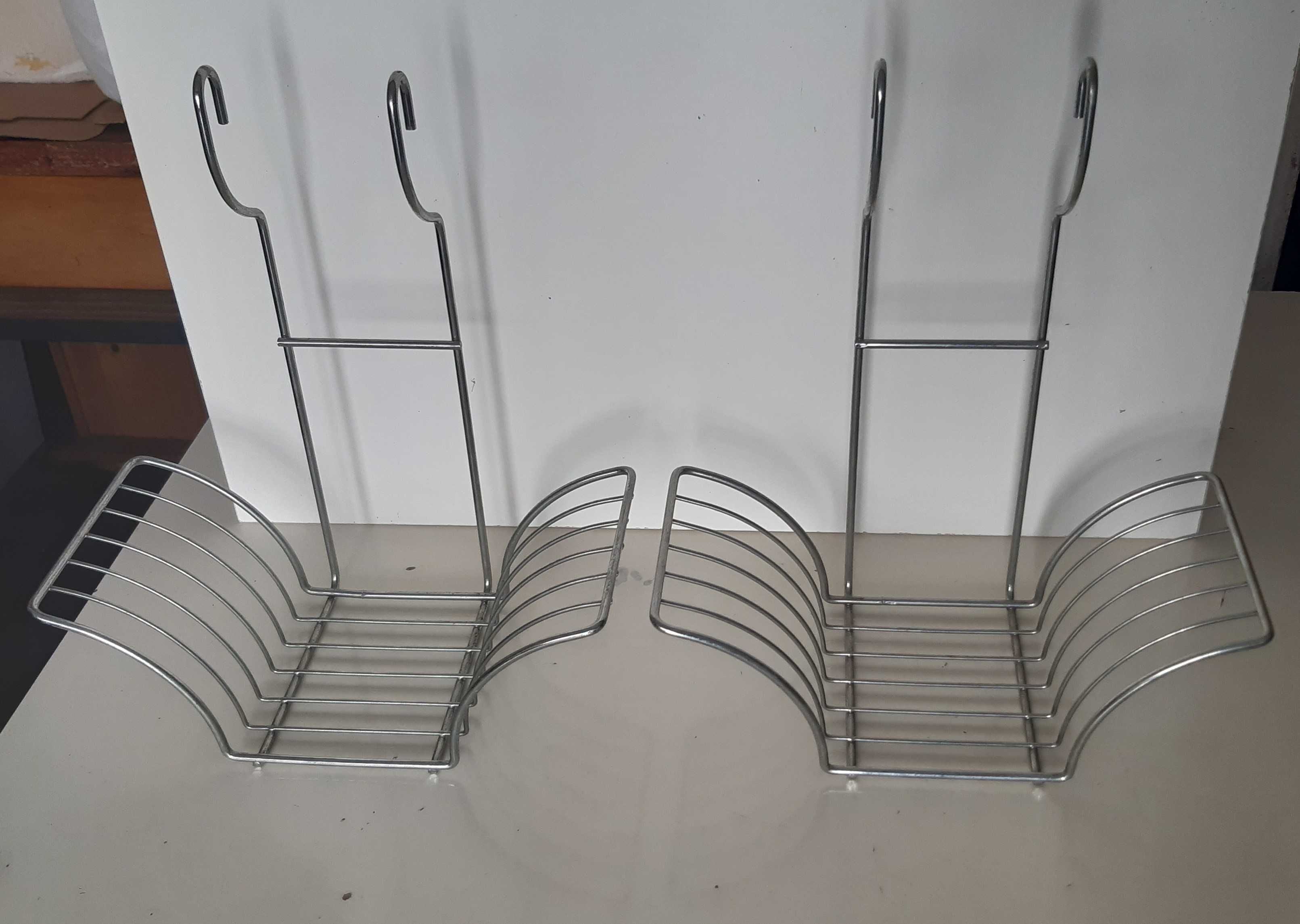 Suporte / Escorredor Aço Inox 6 Pratos p/ pendurar em varão