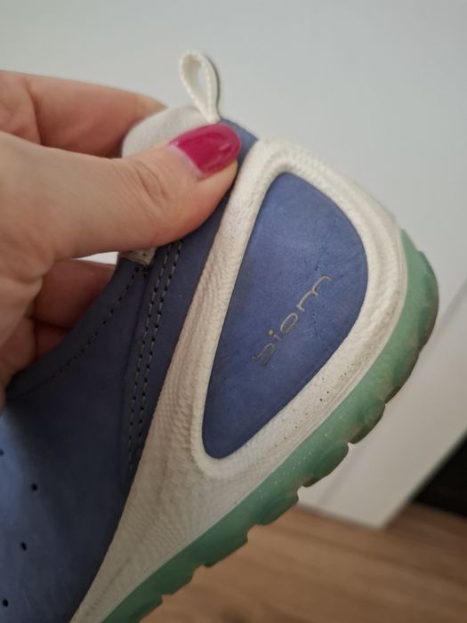 Niebieskie buty Ecco biom 38