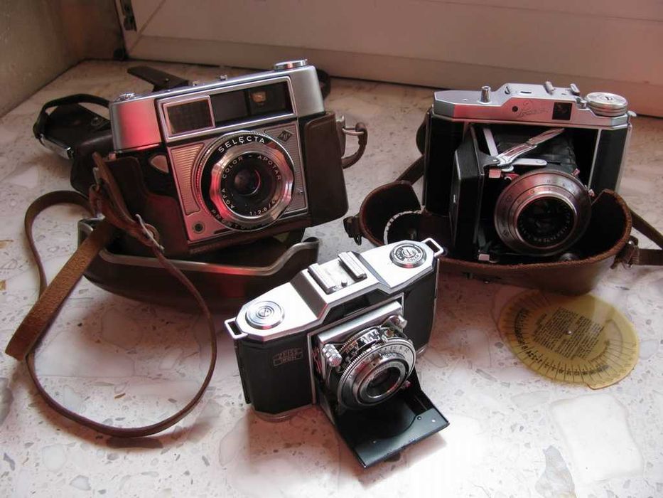 Stare aparaty fotograficzne ZEISS AGFA BEIER PRECISA 1962 rok - antyki