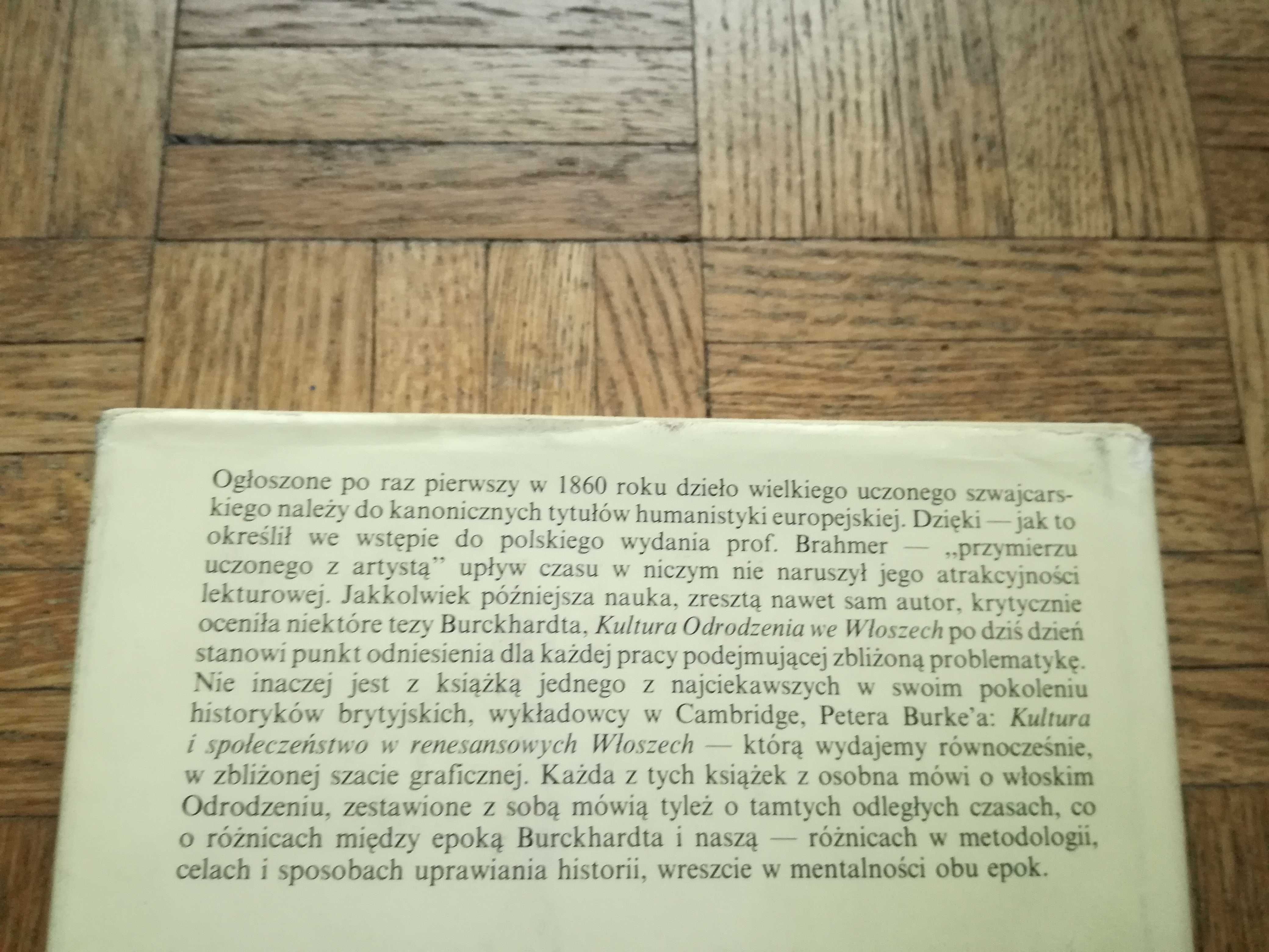 Kultura Odrodzenia we Włoszech, Jacob Burckhardt