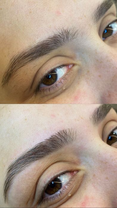 Extensão de unhas, verniz gel, pedicure e design de sobrancelhas.