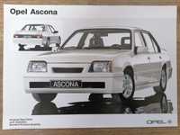 Prospekt Opel Ascona Tuning optyczny