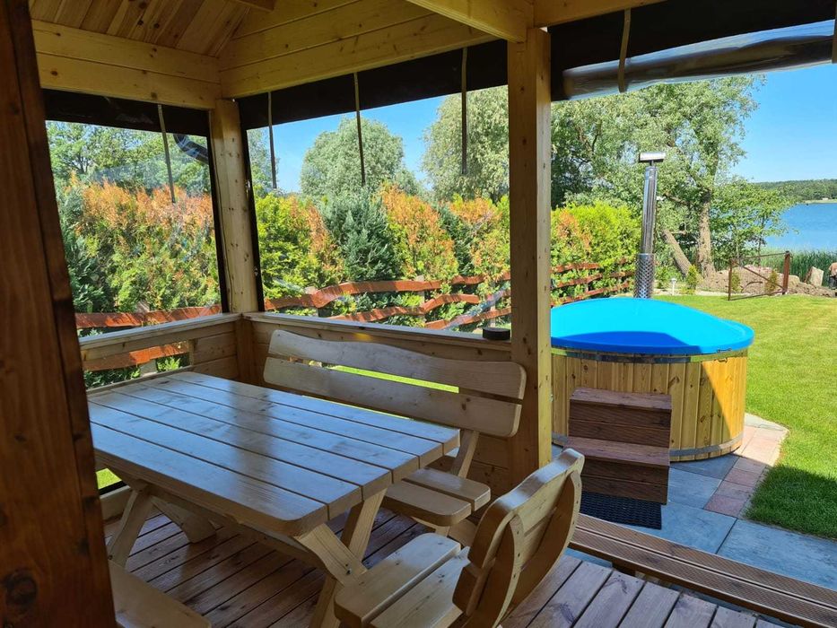 Domek letniskowy 5A, jezioro, mazury, bania, wakacje