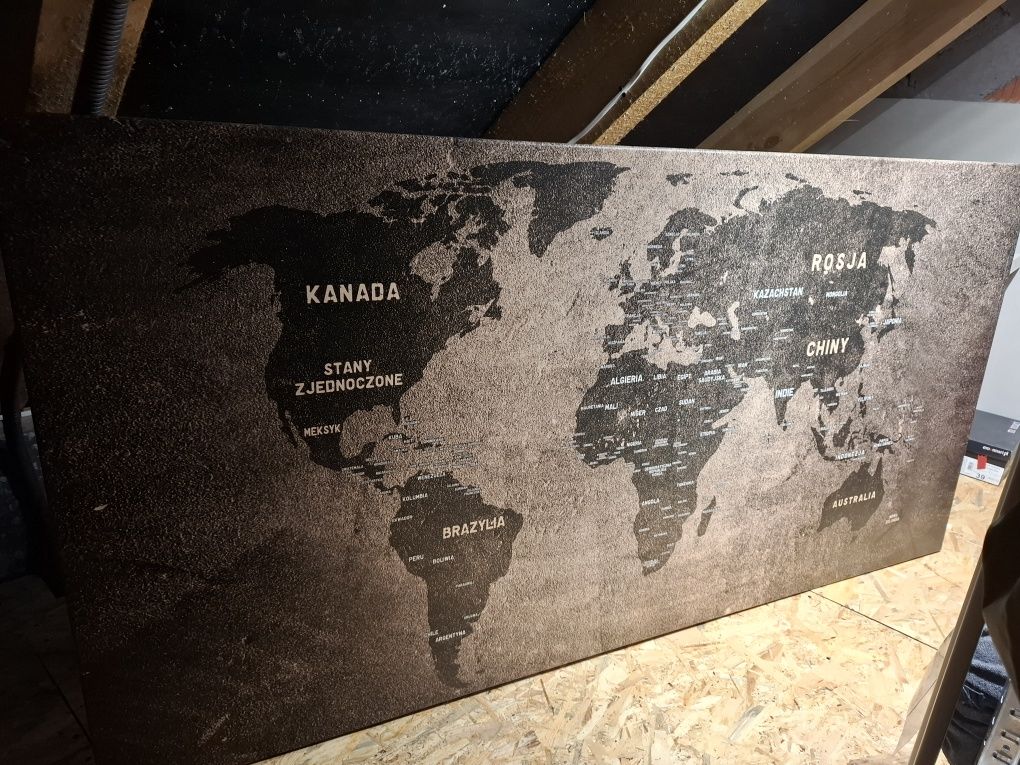 Obraz mapa świata