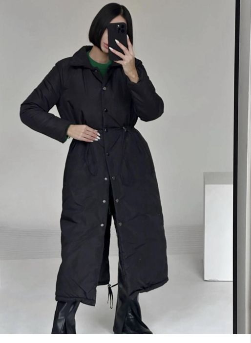 Утеплений тренч, зимова куртка, пальто