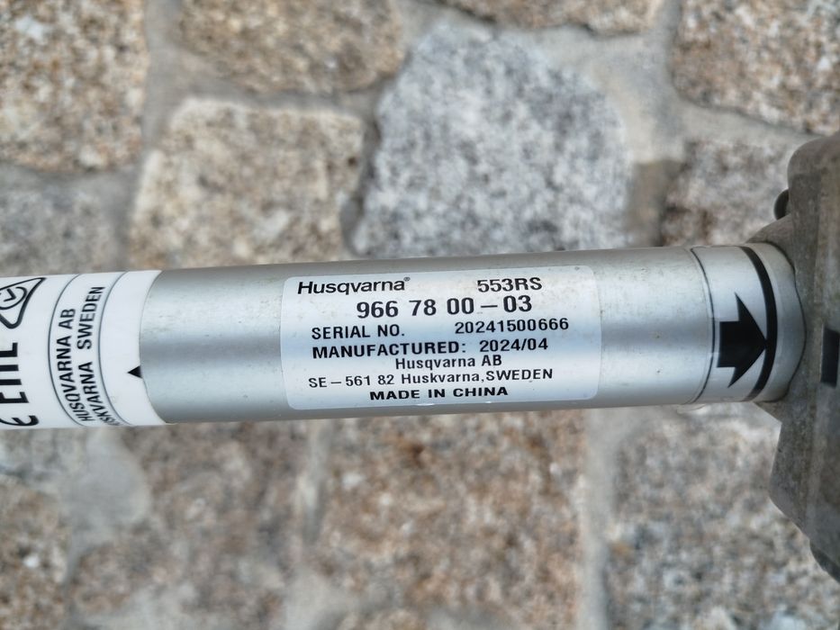 Husqvarna 553rs e Husqvarna 580bts