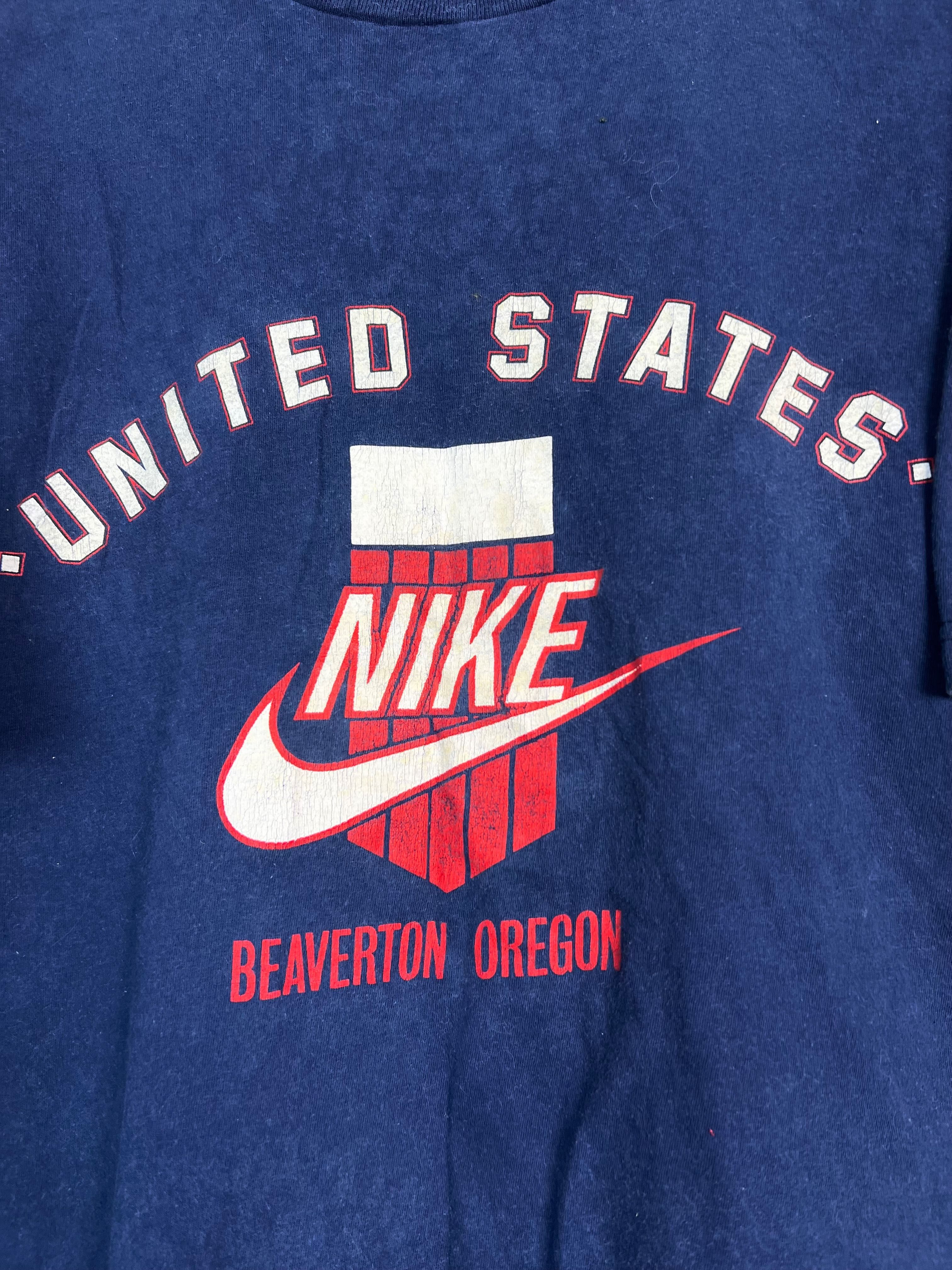 Tshirt Nike United States Beverton Oregon Vintage 80’s Koszulka