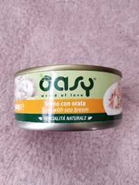 Oasy natural tuńczyk z doradą karma mokra dla kota 150g