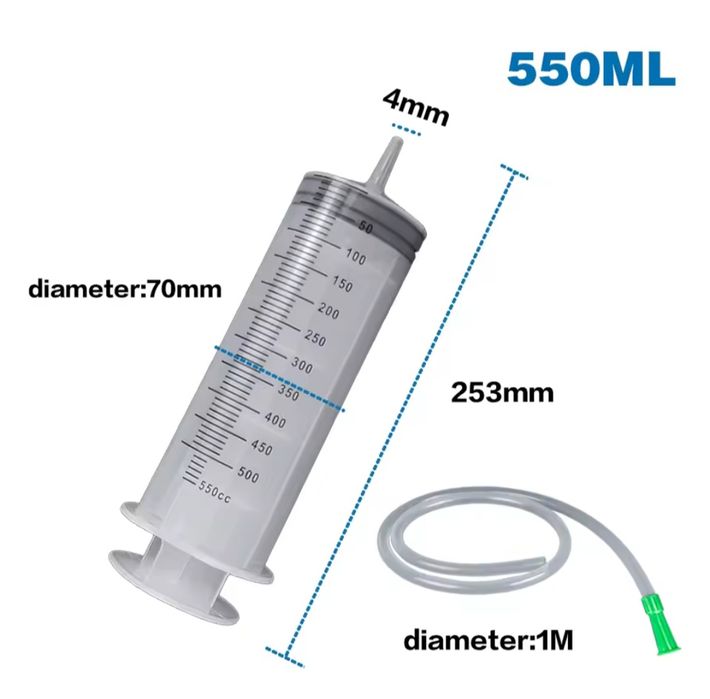 Шприц большой 550мл.