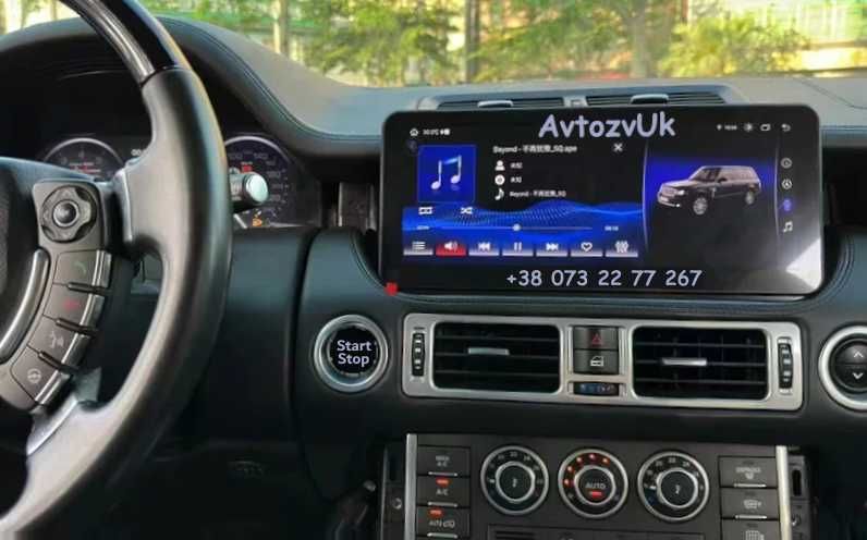 Магнитола Land Range Rover L322 Ренж Ровер Евог Android CarPlay EVOGUE