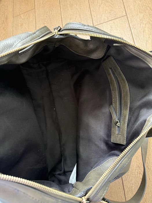 Сумка темно зелена Zara