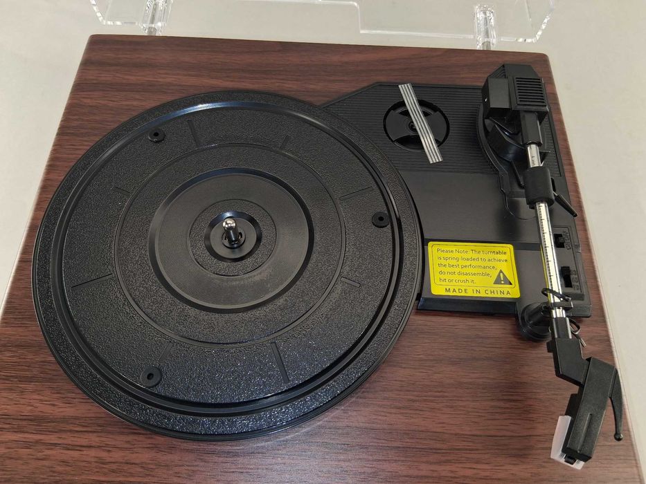 C230 Retro Odtwarzacz A6 Audio Turntable z Głośnikami i USB