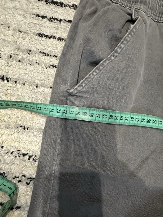 Bardzo duze spodnie męskie cargo na gumie pas do150 5XL