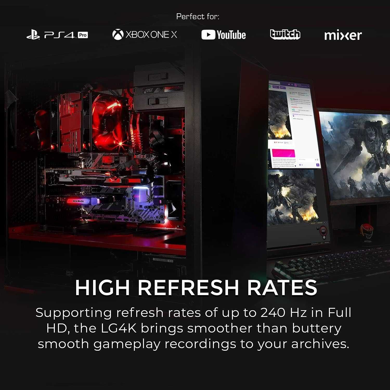 AVerMedia Live Gamer 4K GC573 Карта захоплення відео 4K60 HDR10 Нова