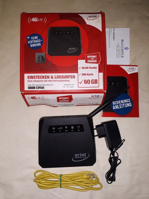 Роутер 4G sim card Ortel 711