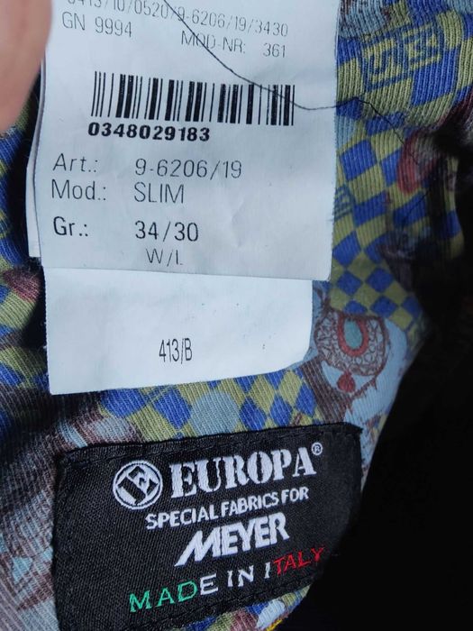 Джинсы M-5 by Meyer jeans Germany w34 stretch navy. .