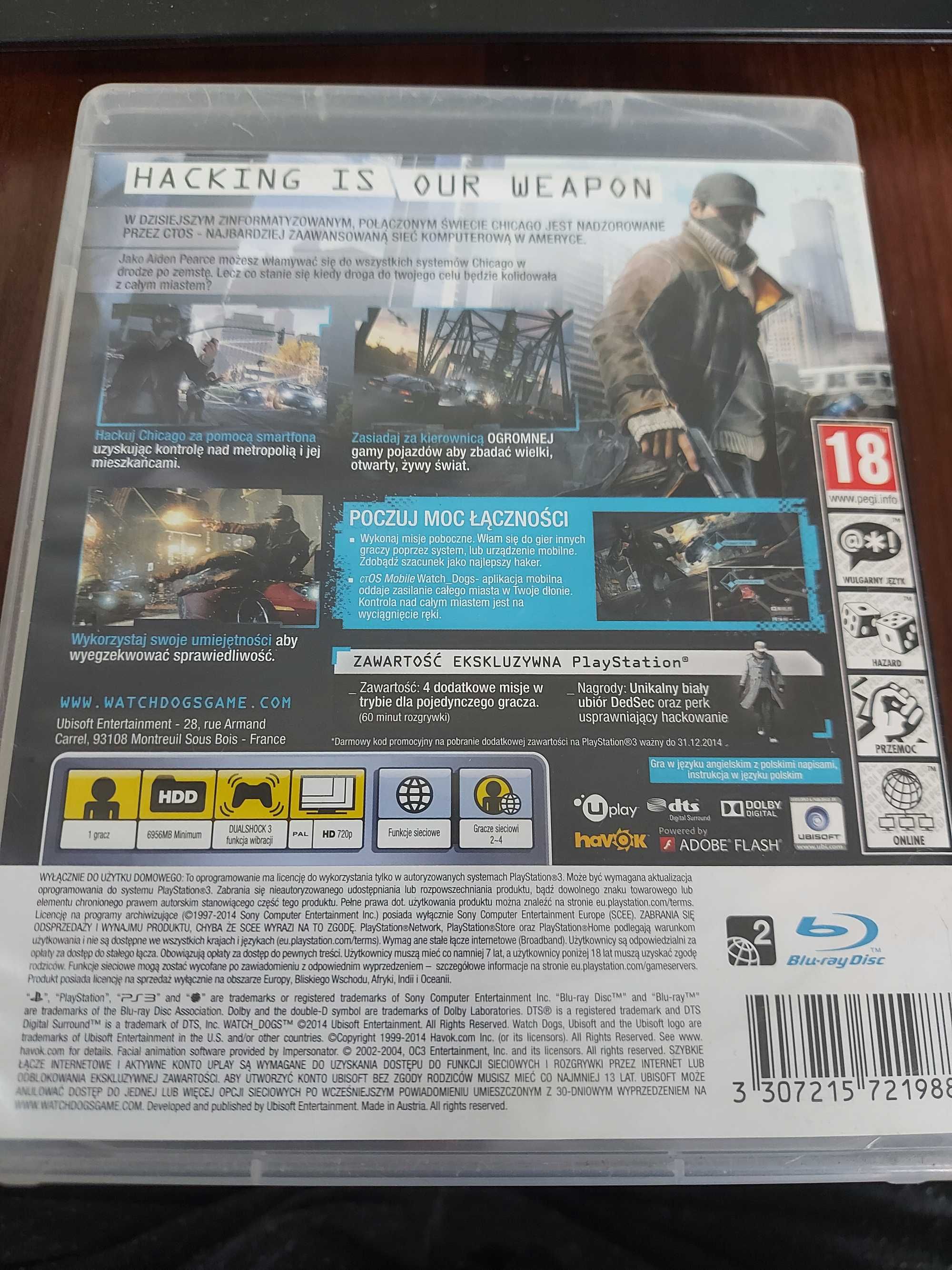 Watch Dogs na PS3.