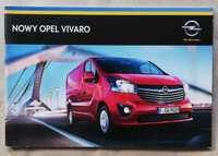 Prospekt Opel Vivaro rok 2014