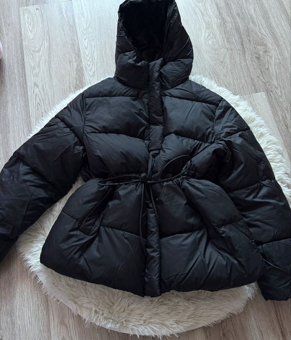 Куртка чорна,чорний пуховик жіночий,зимові куртка жіноча,зимовий одяг