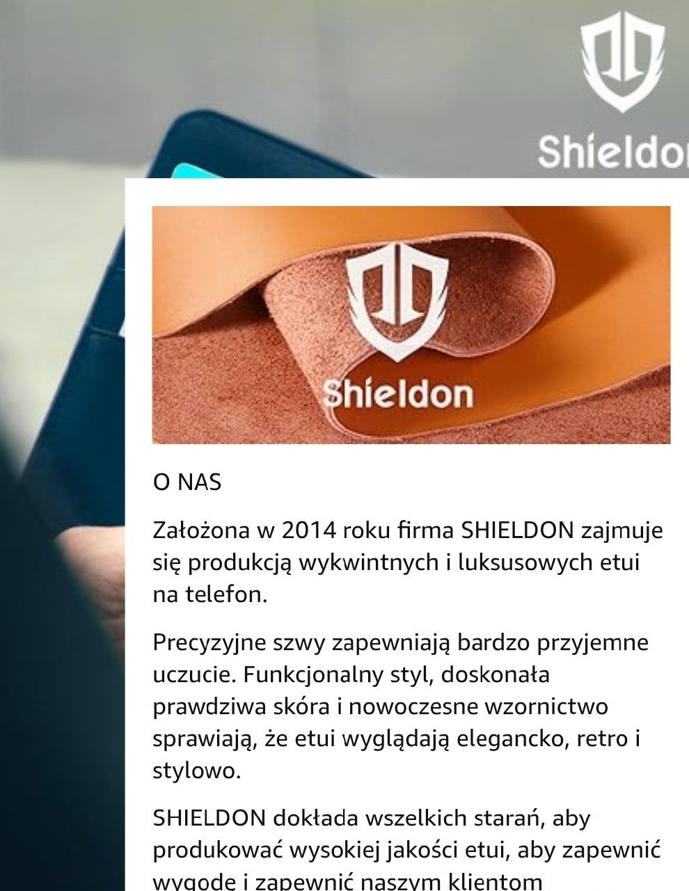 Etui iPhone 15 Pro Max Shieldon, z prawdziwej skóry, portfelowe