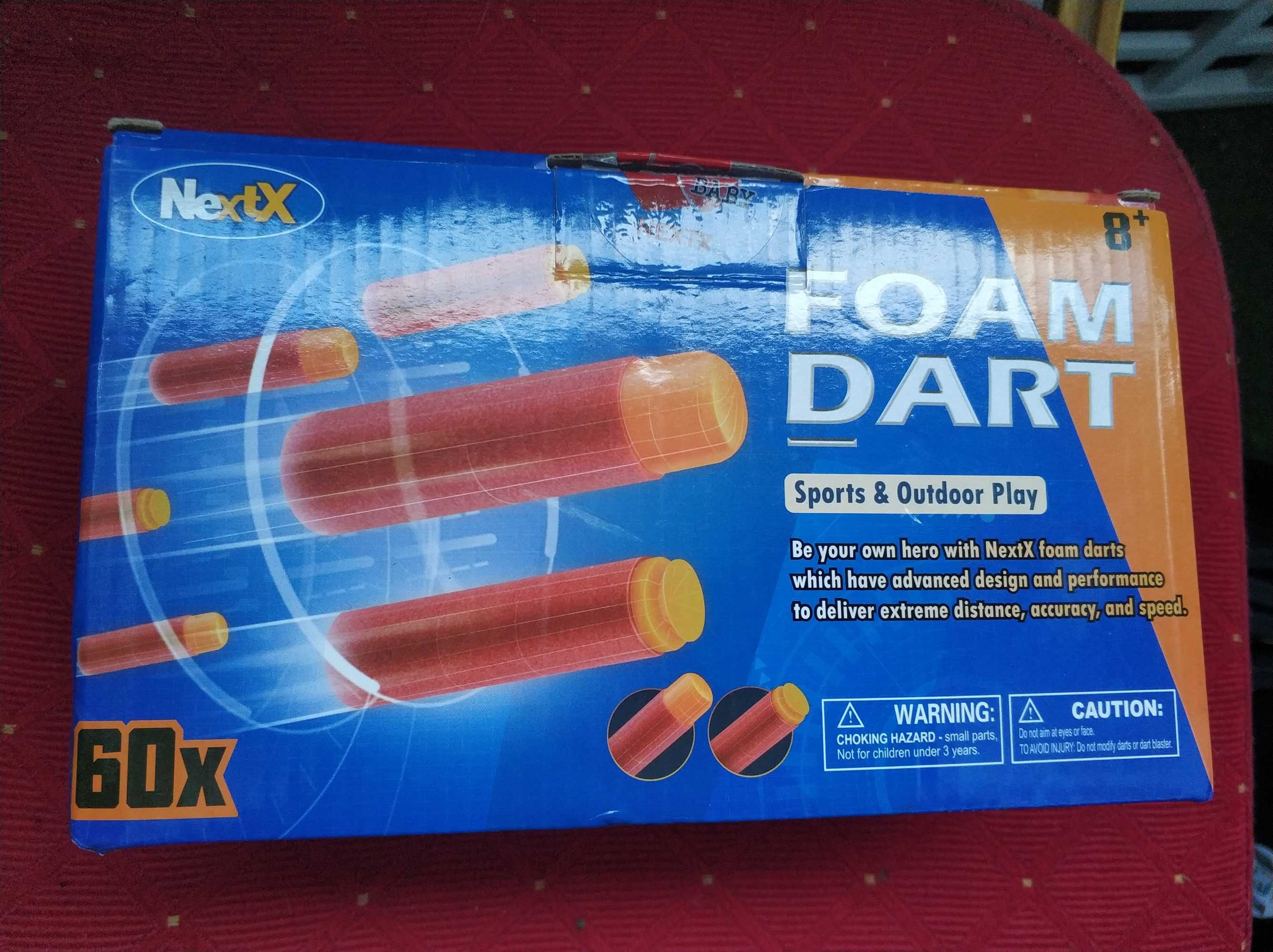 Nerf Dart strzałki rzutki z pianki NextX Blaster do Pistoletu