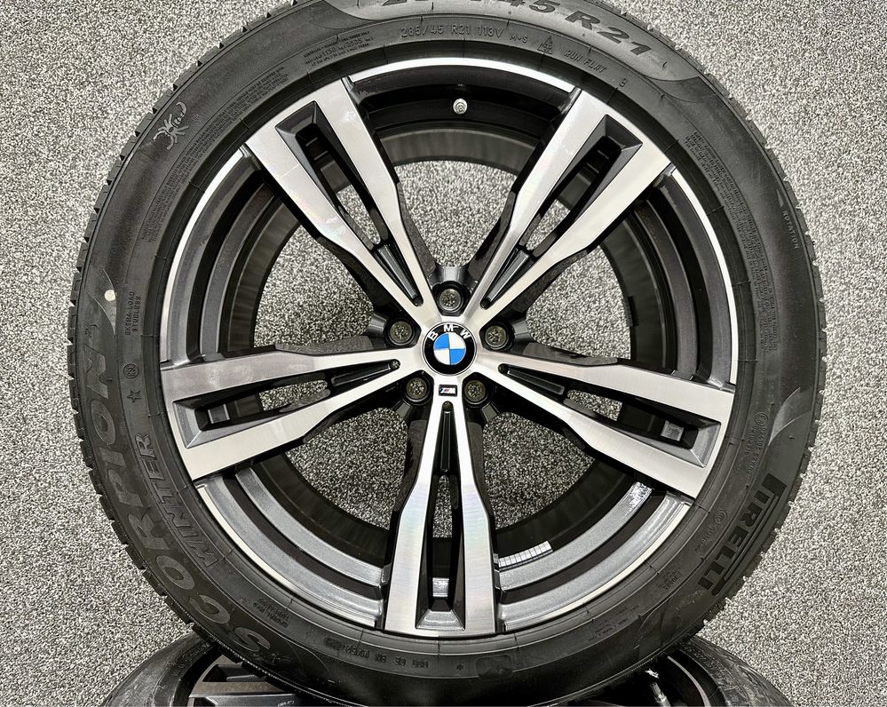 Nowe oryginalne koła zimowe alufelgi 21 BMW X7 G07 Double Spoke 754M