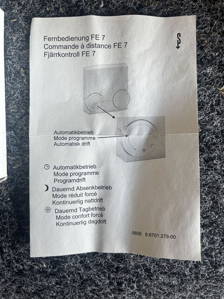 Moduł zdalnego sterowania FE 7 Stiebel Eltron 185579