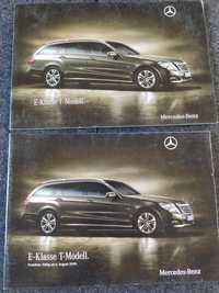 Mercedes-Benz E s212 prospekt katalog folder 2szt.